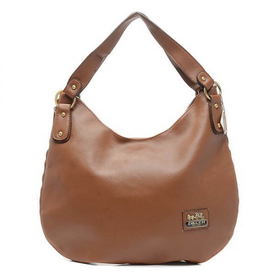 Coach City Logo Large Brown Hobo BWC | Coach Outlet Canada
